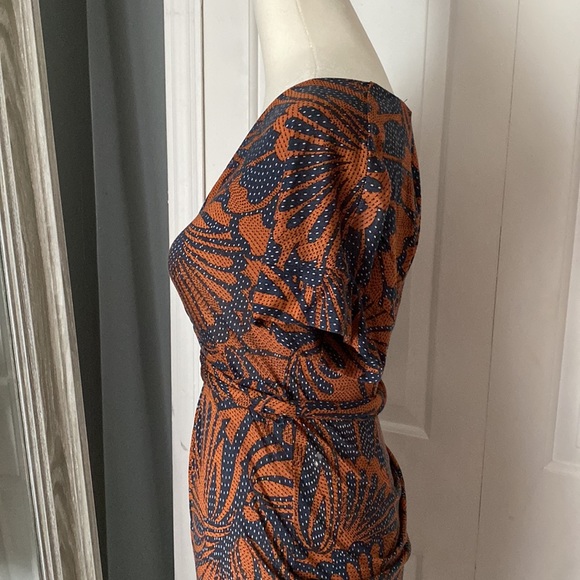 BCBG MAXAZRIA multicolored dress with side tie detail - Picture 4 of 6